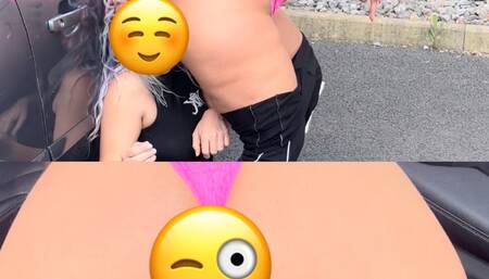 Public humiliation and ass smothering