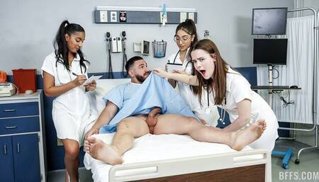 Libidinous Claire Black and Madison Wilde's skinny smut