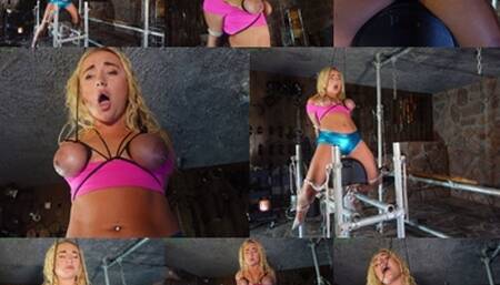 Horny busty blonde goes on a sybian joy ride (MP4 SD 3500kbps)