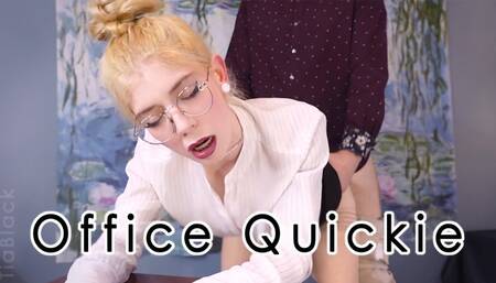 Office Quickie with Creampie