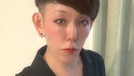 Sissy Serina Wearing Office Lady Outfit