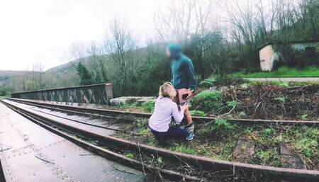 Railway Fucking Outdoors