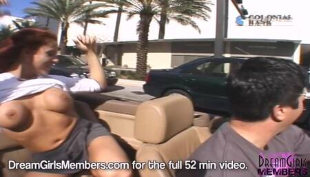 Fun Party Girl Bares Her Big Boobs In My Back Seat