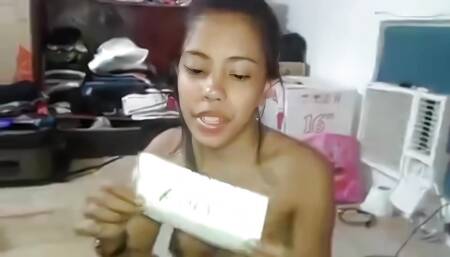 Intruducing my Pinay Wife to Xhamster, then she fucked me to her Orgasm