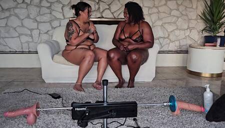 HISMITH DOUBLE FUCK MACHINE - SPOOKY FAT BRAT - BRITTANY BLACK