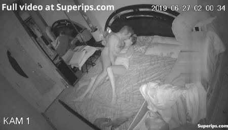 IPCAM – Mature Russian parents fuck in their bed