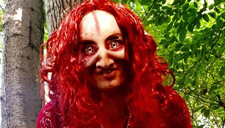 Horny Demon Bitch in the Forest