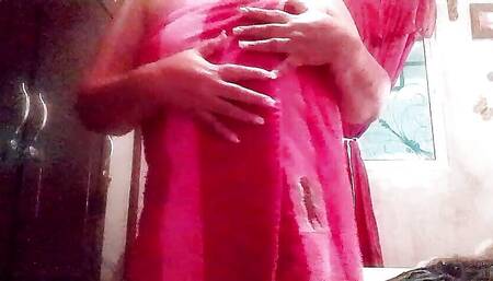 Old granny Hot, she comes out of the shower in a towel and starts touching herself
