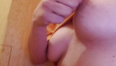 when strangers stared at my poking nipples my pussy is soaking