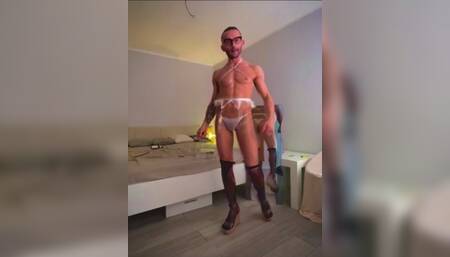 Shared Gay Lingerie Dancing