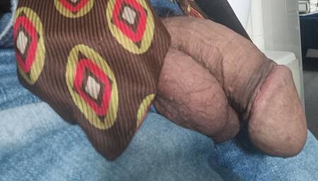 I Jerk off My Big Cock at the Office