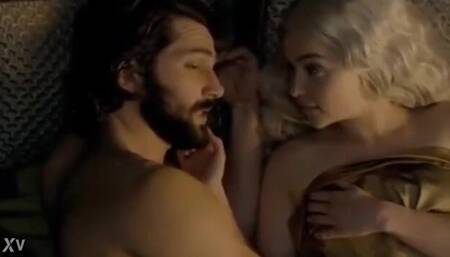 Daenerys(Emilia Clarke) Sex Scene in bed