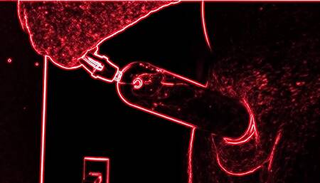 During a Documentary, a Camera Caught the Movement of a Large Dick Inside a Penis Pump