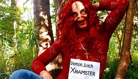 Horny Demon Bitch in the Forest 2