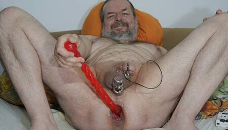Mega Extreme! Dildo, Sounding, Estim, Balls, Bottles, Deep Insertion, Cumshot!