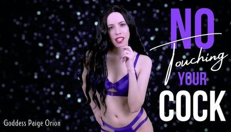 No Touching Your Cock Tease : 720p