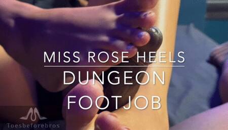 Miss Rose Heels Dungeon Footjob