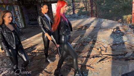 face slapping fest ballbusting urbex spitting spit