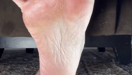 Silent Rough Soles and Tired Toes - Goddess Alya mesermizes in this silent pov foot worship clip featuring small feet, foot shaking, toe wiggling, and more