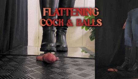 Secretary Flattening Cock and Balls, Plexiglass and Black Heels - (Double Version) - TamyStarly - Trample, Crushing, Crush, Bootjob, Ballbusting, CBT, Shoejob, Riding, Stomp