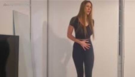 Anita Needs To Get In The Bathroom!