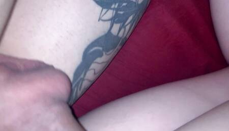 He fucks my pussy on all fours like a bitch and fills it with semen
