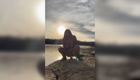 Sooo, Went Out to the Lake to Day to Dream About Summer. I May Have Gotten a Little Distracted but the Sunset and Water and Fres
