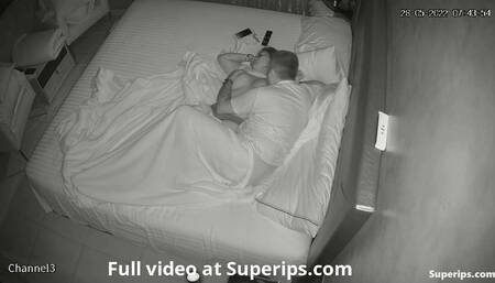IPCAM – Drunk busty woman gets fucked in her bed