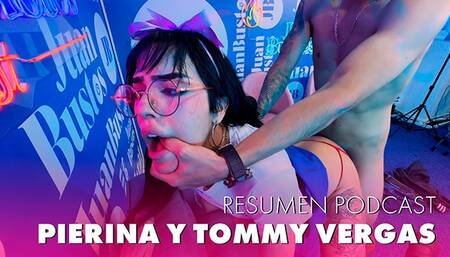 Pierina latina lesbian loses virginity to a big cock on Juan Bustos Podcast