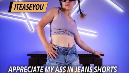 My Denim Shorts on My Round Butt Will Drive You Crazy! Iteaseyou 1