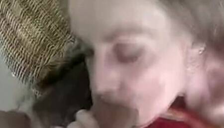 Hypnotic lady at cumshot trailer