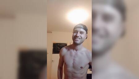 Sexy Boy Showing Bench