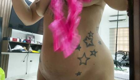 Stepmom Tattooed Camera Caught