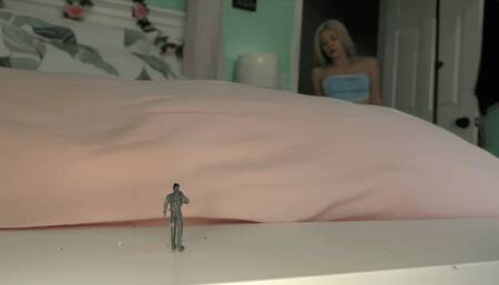 Ukrainian Giantess Anna Kovachenko Has Fun With Shrunken Tiny (HD 1080p MP4)