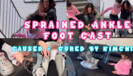Sprained Ankle Foot Cast Caused and Cured By KimChi