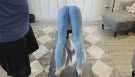 Caught Sniffing Yoga Instructors Farts (Sabrina Blue)