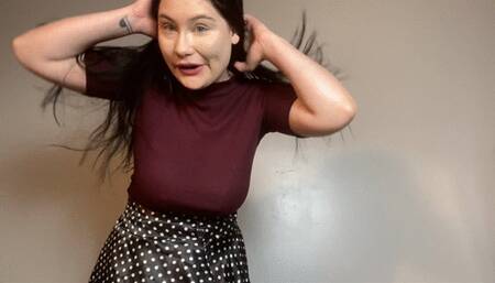 Luna Blowing Her Skirt With Her Farts!