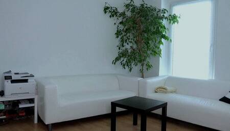 FOR HER CASTING THIS REAL RED HEAD MILF GETS FUCKED IN ALL HOLES