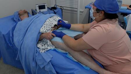 An electro medfet milking treatment