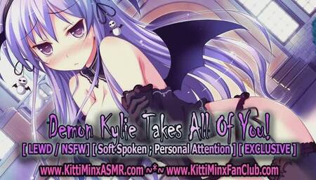 NSFW 18+ XXX Erotic ASMR Audio Roleplay - Demon Girl Kylie Seduces You To Take It All From You! [ Monster Girl ]