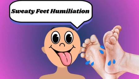 Sweaty Foot Humiliation - Audio Only - Lilith Taurean torments you with her sweaty feet