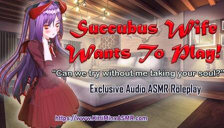 NSFW 18+ XXX Erotic ASMR Audio Roleplay - Supernatural Succubus Wife Wants To Play With You! [ Monster Girl ]