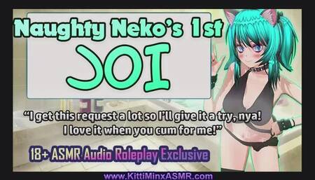 NSFW 18+ XXX Erotic ASMR Audio Roleplay - Naughty Neko (Cat Girl) Nica's JOI For You! [ Monster Girl ] [ Jerk Off Instructions ]