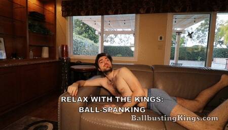 Relax with the Kings - Ball Spanking