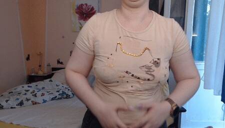 Look how big my belly is