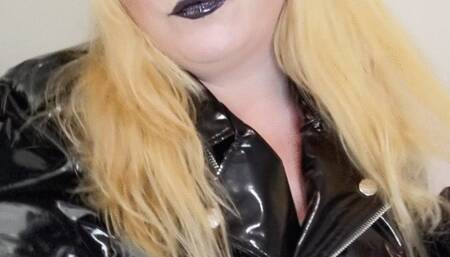 Goth Vinyl Moto Jacket