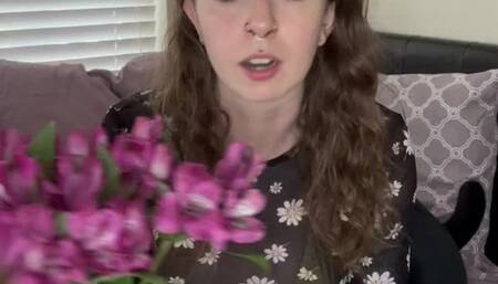 Allergic to flowers, sneezing fit