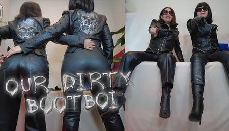 Our dirty Bootboi- POV Reina Leather Isabella Shine
