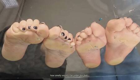 Spitoon for two Giantess Step-Sisters