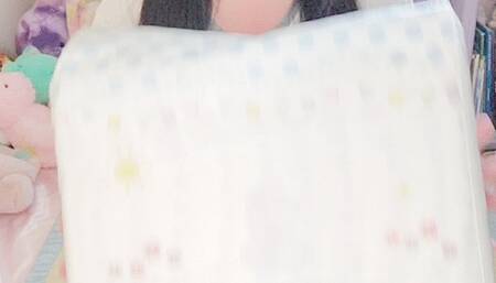 Big Ears Baby diaper first impression and try on ????